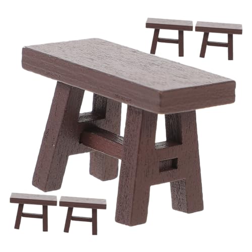 HEMOTON 5 Stück Teiliges Miniatur-holzhocker- Stabiles Vintage-inspiriertes Kleines Möbelstück für Puppenhaus-deko Authentische Winzige Sitzgelegenheit für Rollenspiele und Sammlungen HEMOTON 5 Stück Teiliges Miniatur-holzhocker- Stabiles Vintage-inspiriertes Kleines Möbelstück für Puppenhaus-deko Authentische Winzige Sitzgelegenheit für Rollenspiele und Sammlungen von HEMOTON