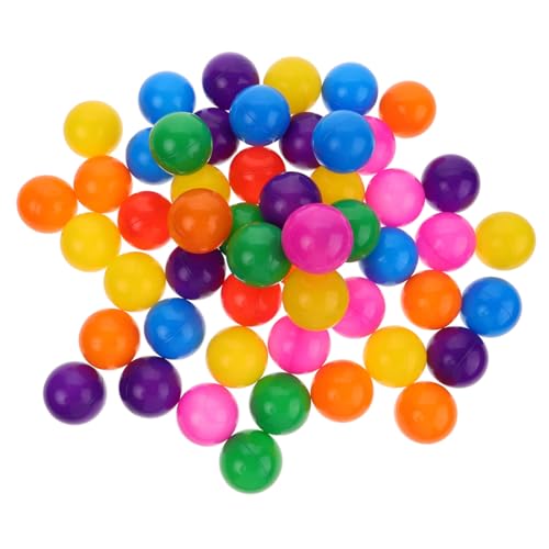 HEMOTON 50 Stück -Bobo-Ball Bälle für Bällebad kehrteproofballpit zurück Stern Ball Kinder Pool Spielzeug Wasserspielzeug Ballbad Bällebadbälle aus Kunststoff poolball Plastik von HEMOTON