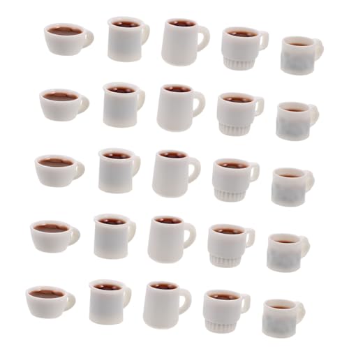 HEMOTON 50 Stück Miniatur Kaffeetassen Mini Kaffeetassen Miniatur Hauszubehör Puppenhaus Miniaturtassen Figuren Winzige Getränke HEMOTON 50 Stück Miniatur Kaffeetassen Mini Kaffeetassen Miniatur Hauszubehör Puppenhaus Miniaturtassen Figuren Winzige Getränke von HEMOTON