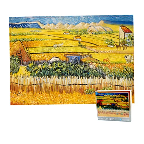 HEMOTON 500 Stück Pädagogisches Puzzle Kinder Rätsel Schöne Puzzles Für Erwachsene DIY-rätsel Früherziehungsspielzeug Puzzle-Puzzle Pädagogische Puzzles Erwachsene Puzzle Feldrätsel Yellow von HEMOTON