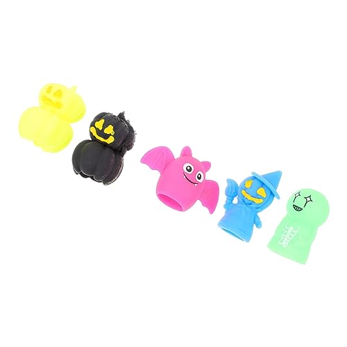 HEMOTON 5St Halloween Halloween Toys Handpuppen für Geschichtenerzählen Fingerpuppen für halloweendeko Fingerpuppen für Party Interaktives für Vorschulkinder von HEMOTON