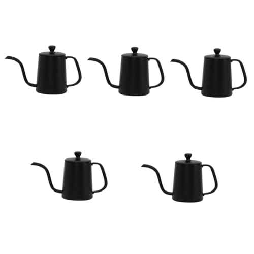HEMOTON 5st Simulation Kaffeekanne Autozubehör Kaffeekessel-Statue Mini-hausmöbel-stütze Autosachen Mini-wasserkocher Mini-Foto-Requisite Möbelsalbe Miniatur Karausche Metall von HEMOTON