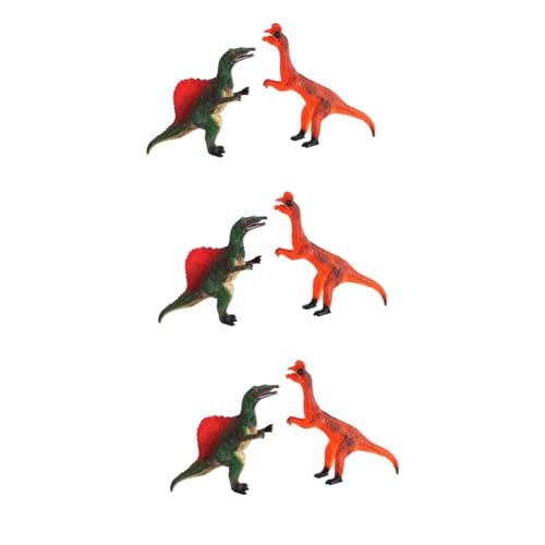 HEMOTON 6 STK Dinosaurier-Modell Pädagogisches Lernspielzeug Dinosaurierspielzeug Für Kinder Squeeze Dinosaurier-Spielzeug Dinosaurierfigur Spielzeug Tischdinosaurier Plastik von HEMOTON