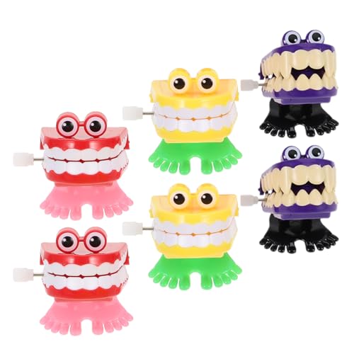 HEMOTON 6 Stück Springspielzeug Partygeschenk Lustiges Scherzspielzeug Partyspielzeug Lustiges Halloween Beißspielzeug Aufziehzähne Aufziehspielzeug Klappernde Zähne HEMOTON 6 Stück Springspielzeug Partygeschenk Lustiges Scherzspielzeug Partyspielzeug Lustiges Halloween Beißspielzeug Aufziehzähne Aufziehspielzeug Klappernde Zähne von HEMOTON