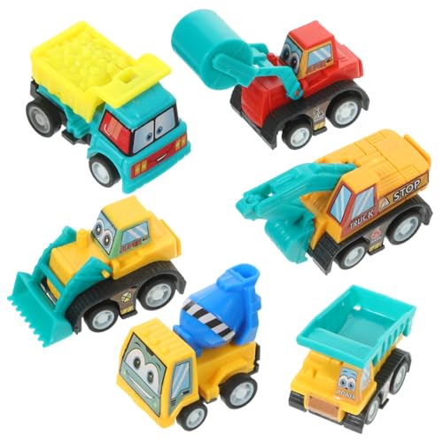 HEMOTON 6 Stücke Kinder Auto Spielzeug Miniatur Zurückziehen Auto Spielzeug Kinder Spielzeug Mini Zurückziehen Auto Modelle von HEMOTON