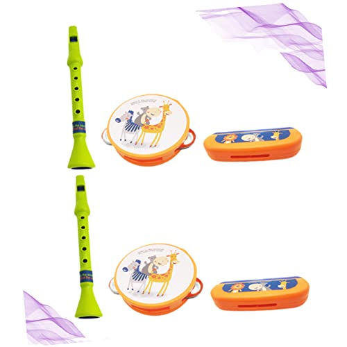 HEMOTON 6 Teiliges Set Mundharmonika Instrument Kinder Mundharmonika Kinderspielzeug Musik Mundharmonika Spielzeug von HEMOTON