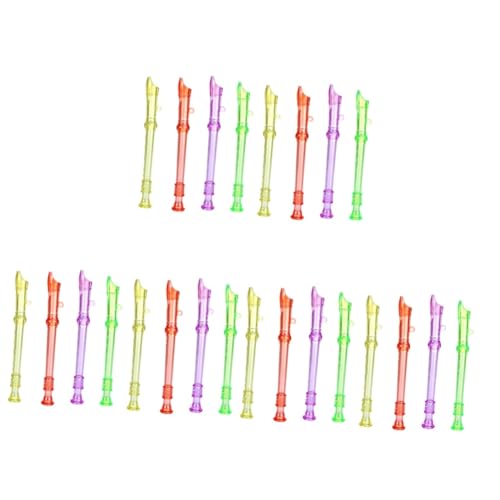 HEMOTON 60 STK Spielzeug Spielzeugflöte Blockflöteninstrument für Kinder musikinstrumente Musical Instruments Spielzeug für Blasinstrumente transparentes klarinettenspielzeug von HEMOTON