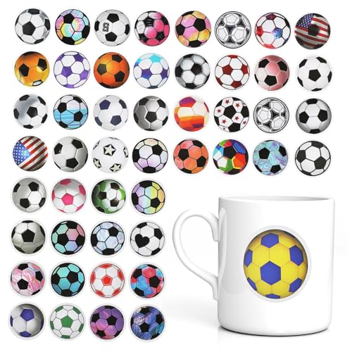 HEMOTON 60 Stück Ball-Doodle-Aufkleber klebesticker Stickers Aufkleber fussballdeko Tennisaufkleber Sport Jungs fußball Aufkleber für Teenager-Jungen Aufkleber für PVC selbstklebend von HEMOTON