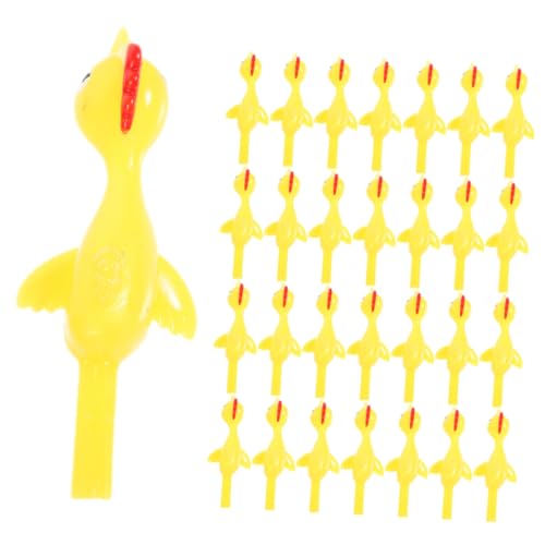 HEMOTON 60st Auswurf Truthahn Fingertruthahnspielzeug Interessantes Kinderspielzeug Party-fingerspitzenspielzeug Kinderaccessoire Fingerspielzeug Für Yellow von HEMOTON