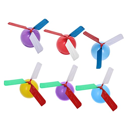 HEMOTON 6St Ballonflugzeug Kinder Spielzeug Flugzeug Ballon DIY Flugzeug Spielzeug Kinder Lernspielzeug für Kinder Helikopter mit Ballonantrieb Spielzeuge Kinderspielzeug Puzzle Gizmo von HEMOTON