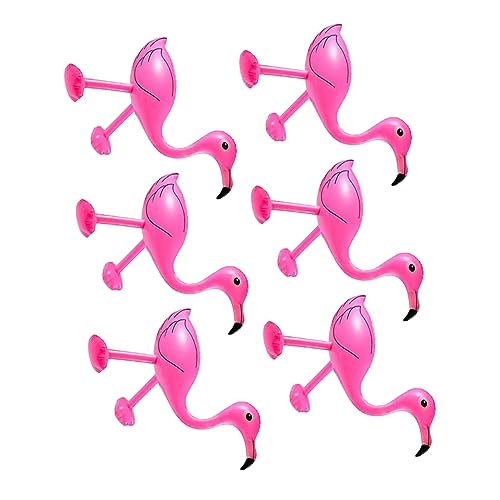 HEMOTON 6St Flamingo-Spielzeug Pool Toys for Spielzeug für Kinder Schlauchboote para Flamingogeschenke für Frauen Spielzeuge Badespielzeug für Babys aufblasbarer Flamingo zu Hause von HEMOTON