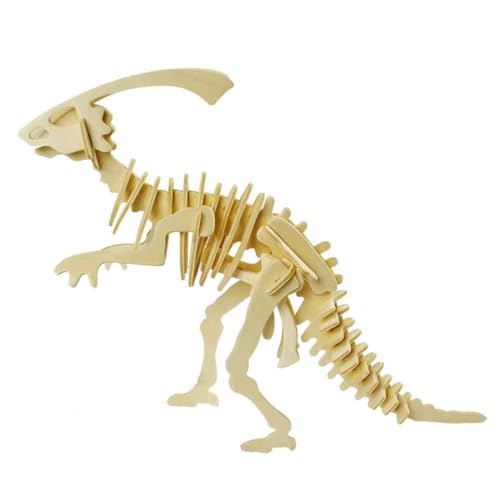 HEMOTON 6St Puzzles Puzzle-Dinosaurier-Spielzeug Kinderspielzeug Lernspielzeug für Kinder -Puzzle Triceratops Kinder Puzzle pädagogisches Puzzle Lernspielzeug für Babys Bambus Khaki von HEMOTON