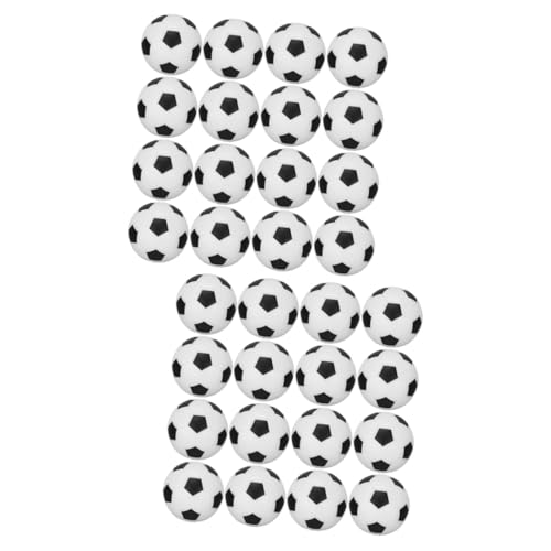 HEMOTON 70 STK Mini-fußball Fußbälle Winzige Häuser Hausdekoration Mini-spielplatzzubehör Kleines Spiel-partygeschenk Miniaturspielplatz DIY Zubehör Modell Sport Kind Fußballmaschine Abs von HEMOTON