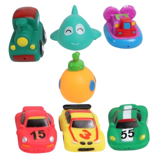 HEMOTON 7st Badespielzeug Für Kinder Spielzeuge Kinderspielzeug Squeeze Sound Badespielzeug Kinderbadespritzer Sprühwasser Puppe Baby von HEMOTON