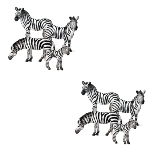 HEMOTON 8 STK Zebra-Modell-Spielzeug Kleinkinderschürze Kinderspielzeug Raupe Hundespielzeug Kinderwagenkorb Für Unter Den Kinderwagen Spielzeuge Modelle Fest Dekorationen von HEMOTON