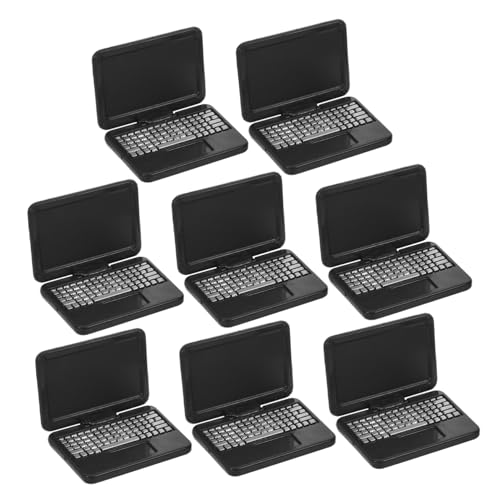 HEMOTON 8 Stück Teiliges Miniatur-Dollhouse-Laptop Faltbare Realistische aus Kunststoff Pädagogisches Zubehör für Kreatives Rollenspiel und Frühe HEMOTON 8 Stück Teiliges Miniatur-Dollhouse-Laptop Faltbare Realistische aus Kunststoff Pädagogisches Zubehör für Kreatives Rollenspiel und Frühe von HEMOTON