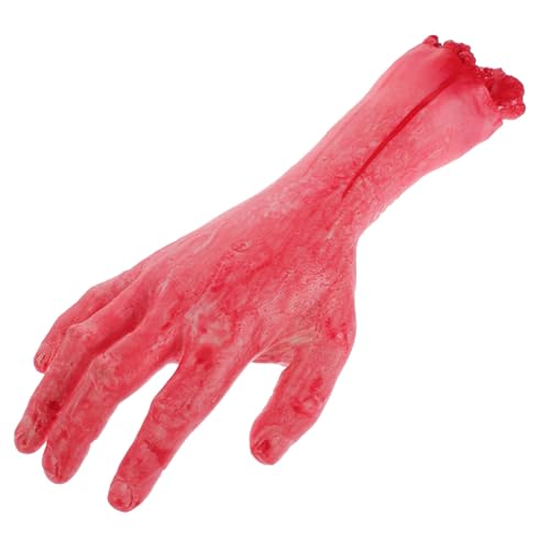 HEMOTON Abgetrennte Handdekoration Halloween Dekorationen Gefälschter Arm Halloween Körperteil Requisite Halloween Party Zubehör Halloween Trick Requisiten Gefälschte Hände von HEMOTON