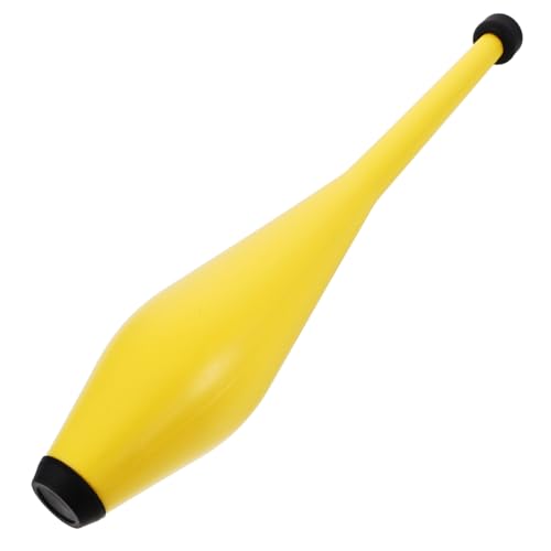 HEMOTON Akrobatischer Stock Jonglierstift Jonglierstock Für Die Bühne Jonglierschläger Lustige Jongliernadeln Jonglier-kit Professioneller Jonglierclub Jonglierkeulen Plastik Yellow von HEMOTON