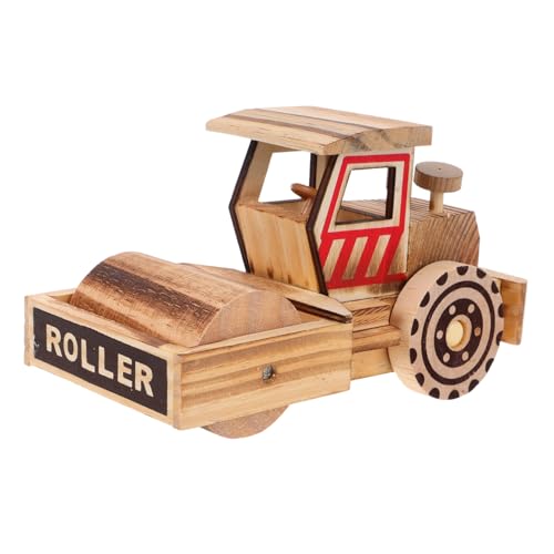 HEMOTON Antikes Kunsthandwerk Aus Holz Home-rollwagen-Statue Rollwagen Figur Spielzeug-rollwagen Rollwagen Model Craft Holz-rollwagen-Ornament Rollwagen-Dekoration Modell-rollwagen Hölzern von HEMOTON