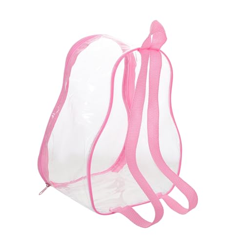 HEMOTON -Aufbewahrungstasche Puppenaufbewahrungshalter Aufbewahrungsorganisator Für Puppen Klarer Puppenhalter Reiseetui Für Puppen Puppenreisetasche Tragetasche Für Puppen Rosa PVC von HEMOTON