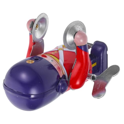 HEMOTON Aufziehbarer Blechroboter mit Lustigem Schlagzeuger Design aus Verschleißfestem Metall Cartoon Stil Fördert Hand Auge Koordination für Kleinkinder und Sammler Kreative HEMOTON Aufziehbarer Blechroboter mit Lustigem Schlagzeuger Design aus Verschleißfestem Metall Cartoon Stil Fördert Hand Auge Koordination für Kleinkinder und Sammler Kreative von HEMOTON