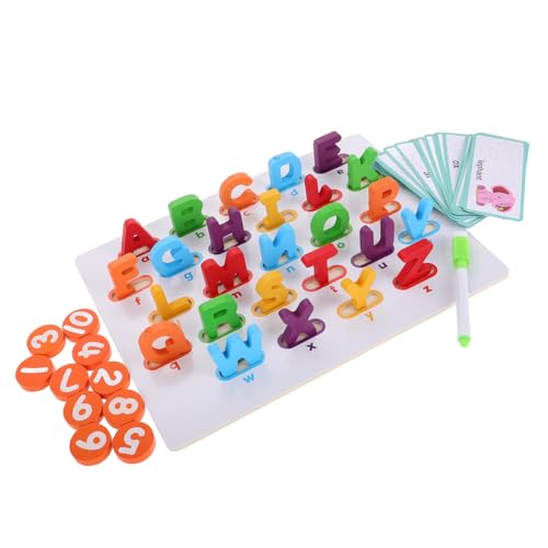 HEMOTON Baustein Puzzle Spielzeug Für Kinder Sportspielzeug Kleinkinder Spielzeug Kinderspielzeug Kinderspielzeug Kleinkind Spielzeug Farb Und Formerkennung Wort von HEMOTON