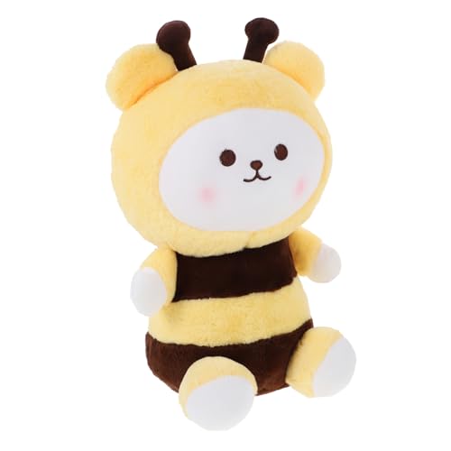 HEMOTON Biene Plüschpuppe Kuscheltiere für Babys Stofftier für Bienen-Kuscheltiere ausgestopfte Biene Kuscheltiere für Teenager Kuscheltier Biene Daunen Baumwolle Yellow von HEMOTON