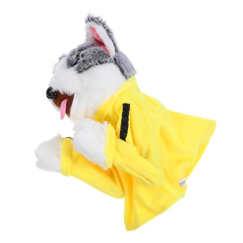 HEMOTON Interaktive Spielzeug Hund Boxen Hundespielzeug Hund Boxen Handpuppe Plüschtier Handpuppe Boxen Husky Handpuppen Cartoon Husky Puppe Rollenspiel Handpuppe Eltern Kind Interaktives Spielzeug von HEMOTON