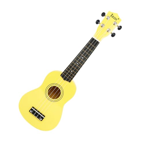 HEMOTON Bunte Ukulele Frühpädagogisches Kinderinstrument ukulele für Kinderspielzeug Ukulele Musikinstrument für tragbare Ukulele Linde Yellow von HEMOTON