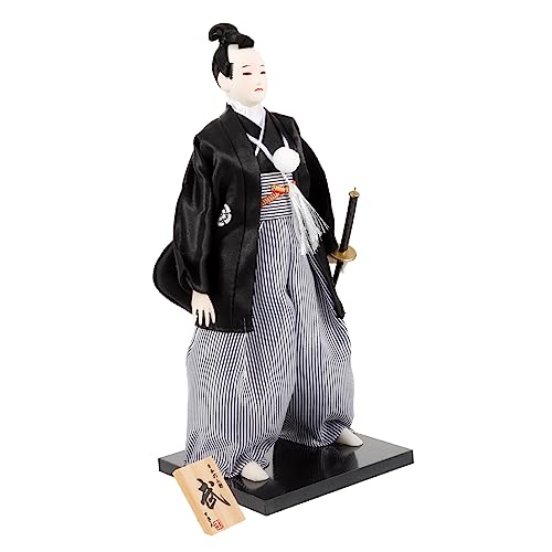 HEMOTON Bushido Puppe Puppenzubehör Ninja Statue Puppen Japanisches Heimdekoration Japanische Haushaltsgeräte Japanische Raumdekoration Japanische von HEMOTON