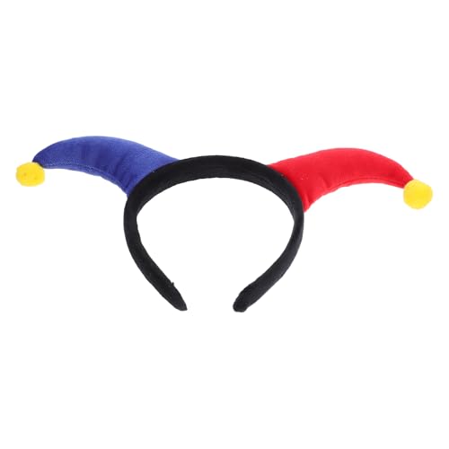 HEMOTON Clown Stirnband Clown Performance Caps Halloween Karneval Kostüm Cosplay Clown Schleife Stirnband Kopfbedeckung Halloween Clownfisch Haarband Halloween Party Clown Hut Kürbis von HEMOTON