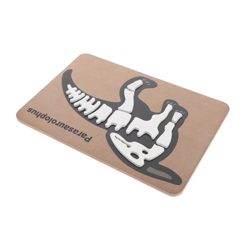 HEMOTON Dinosaurier-Fossilien-Puzzle Dinosaurier Holzpuzzle Dinosaurier Knochenpuzzle Holzspielzeug für Kinder Dinosauriermodell für Kinder Dinosaurier-Puzzle für Kinder hölzern von HEMOTON