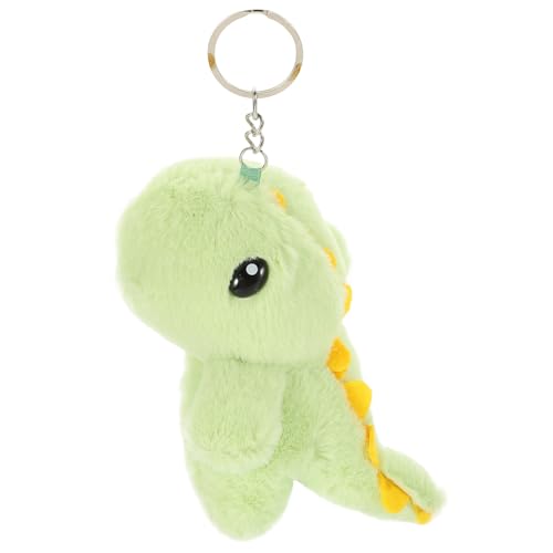 HEMOTON Dinosaurier-Schlüsselanhänger Schlüsselanhänger süß Oktopus Plüsch Wolf für kinderspielzeug Taschenanhänger Schlüsselbundanhänger Jade-Kaninchenvlies Light Green von HEMOTON