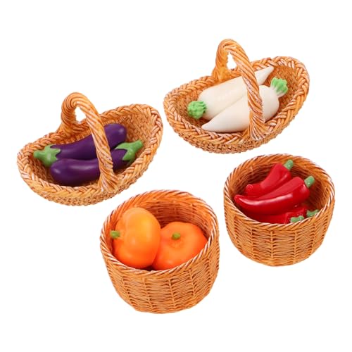 HEMOTON Dolhouse Winziger Gemüsekorb Miniatur Gemüsefiguren Winzige Obstfiguren Puppenhaus Gemüsemarkt Mini Gemüsemodelle Auberginen Miniaturmodell Mini Hausladen HEMOTON Dolhouse Winziger Gemüsekorb Miniatur Gemüsefiguren Winzige Obstfiguren Puppenhaus Gemüsemarkt Mini Gemüsemodelle Auberginen Miniaturmodell Mini Hausladen von HEMOTON