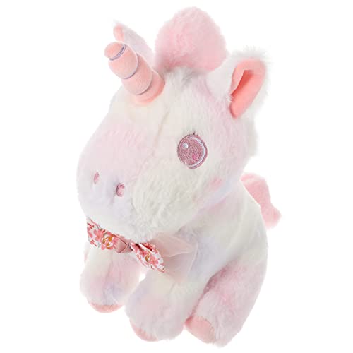 HEMOTON Einhorn-Puppen Unicorn Party Unicorn Toy plüschtiere Spielzeuge Kinderspielzeug Plüsch-Einhorn Plüschpuppe ausgestopftes Tierspielzeug PP Baumwolle Rosa von HEMOTON