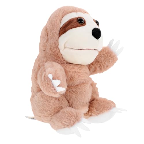 HEMOTON Plüschtier Faultier Handpuppe Spielzeug Cartoon-tierpuppenspielzeug Tierische Handpuppe Puppen Lernspielzeug Interaktives Spielzeug Geschichtenerzählende Handpuppen Handspielzeug Pp Baumwolle von HEMOTON