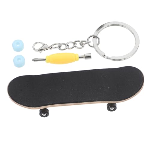 HEMOTON Finger Skateboard Mini Skateboard Praktisches Fingerspielzeug Winziges Skateboard Spielzeug Taschenfüller Holz Palmen Skateboard Schreibtisch Skateboard Fingerspitzen von HEMOTON