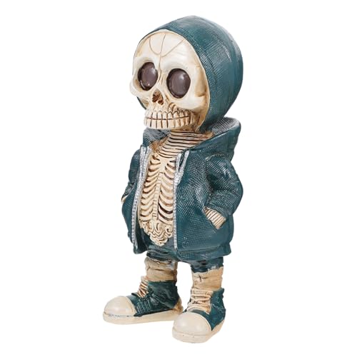 HEMOTON Halloween Zubehör Halloween Dekorationen Totenkopffigur Für Draußen Lustige Halloween Kostüme Halloween Dekorationen Spielfigur Für Drinnen Halloween Korb Halloween von HEMOTON