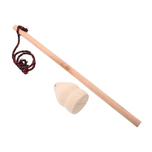 HEMOTON Handgefertigter Holzkreisel mit Schnur Robustes aus Massivem Holz für Outdoor Fitness Traditionelles Retro Erwachsene und Langlebig und Spaßig HEMOTON Handgefertigter Holzkreisel mit Schnur Robustes aus Massivem Holz für Outdoor Fitness Traditionelles Retro Erwachsene und Langlebig und Spaßig von HEMOTON