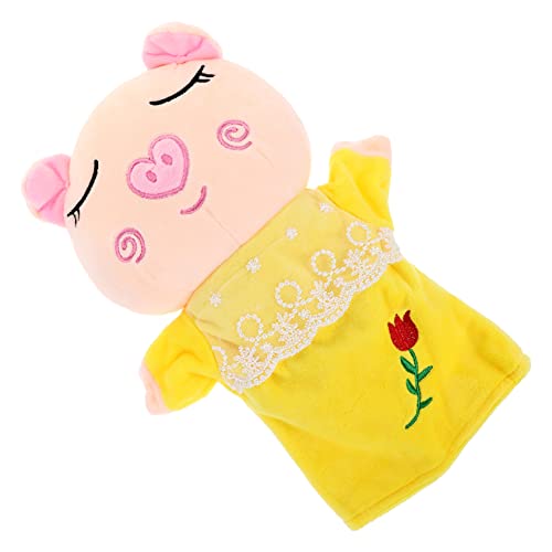 HEMOTON Handpuppe Früherziehungsspielzeug Puppen Kinderspielzeug Die Marionetten Für Kleinkinder Für Babys Schweine Handpuppe Gefüllte Handpuppe Spielzeugpuppe Für Partygeschenk Plüsch von HEMOTON