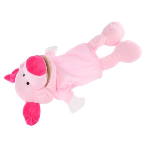 HEMOTON Handpuppe Spielzeug Puppentrage Entzückende Cartoon-handpuppe Kleine Handpuppe Cartoon-Tiere-Marionette Tierpuppen Pädagogische Handpuppe Tierhandpuppen Pp Baumwolle Rosa von HEMOTON