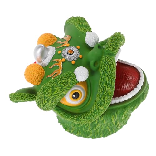 HEMOTON Handpuppe Tierische Handpuppe Geschichtenerzählende Tierhandpuppen Puppen Lernspielzeug Stofftier Handpuppe Tanzende -handpuppe Emuliertes Tierspielzeug Plastik Green von HEMOTON