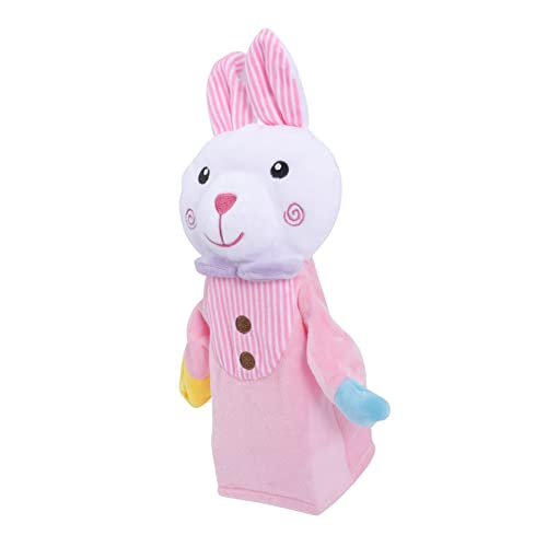 HEMOTON Hase Handpuppe Stofftierpuppe Kaninchen Stofftier Tier-Hand-Party-Spielzeug Bauernhoftiere Marionetten Tiere Spielzeug Cartoon-handpuppenspielzeug Osterhasen-plüsch Pp Baumwolle von HEMOTON