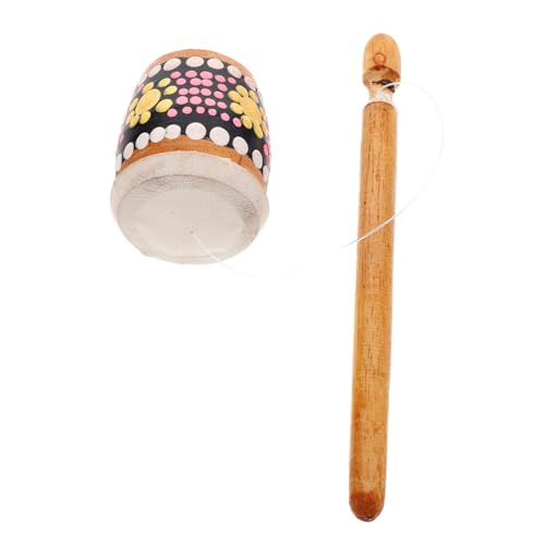 HEMOTON Holz-Frosch-Sound-Maker, Traditionelles Guiro-schlaginstrument, Musik-trommelstöcke Für Erwachsene Und Kinder, Holz-Musik-trommelstöcke, Einzigartiges Musikdekor von HEMOTON