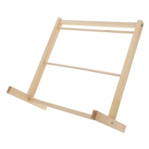 HEMOTON Holz Puppenkleiderständer Doppelstöckig Mini Kleiderstange Puppen Möbel Accessoire für Puppenkleidung und Puppen Wardrobe Organizer HEMOTON Holz Puppenkleiderständer Doppelstöckig Mini Kleiderstange Puppen Möbel Accessoire für Puppenkleidung und Puppen Wardrobe Organizer von HEMOTON