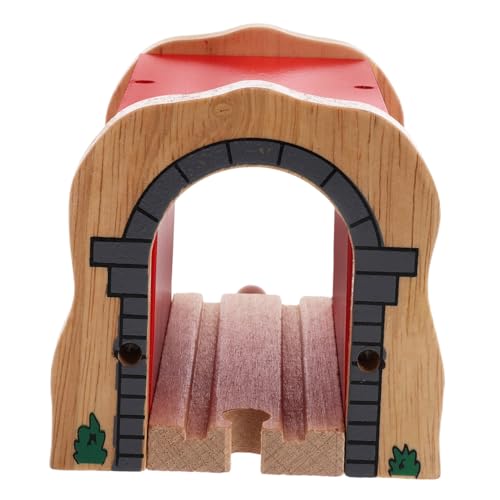 HEMOTON Holzeisenbahn Tunnel Zubehör aus Sicherem Holz Kindgerechtes Bahnstrecken Berg Höhlenmodell Kreatives für Jungen und Mädchen Fördert Feinmotorik und Soziale Interaktion HEMOTON Holzeisenbahn Tunnel Zubehör aus Sicherem Holz Kindgerechtes Bahnstrecken Berg Höhlenmodell Kreatives für Jungen und Mädchen Fördert Feinmotorik und Soziale Interaktion von HEMOTON
