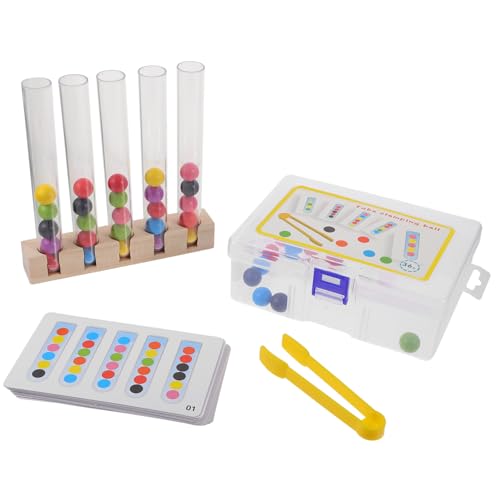 HEMOTON Holzspielzeug Clipper Perlen Bunte Farben Motorik Lernspielzeug für Kleinkinder Ab Jahr Montessori Pädagogisch Hand Auge Koordination Training HEMOTON Holzspielzeug Clipper Perlen Bunte Farben Motorik Lernspielzeug für Kleinkinder Ab Jahr Montessori Pädagogisch Hand Auge Koordination Training von HEMOTON