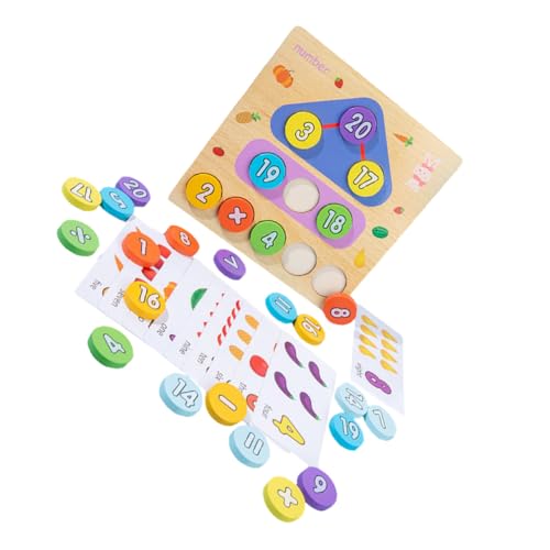 HEMOTON Holzspielzeug Zahlenpuzzle Digitales Lernspielzeug für Ab Jahren Zahlen Buchstabenbrett Fördert Logisches Denken Kreativität und Teamwork Pädagogisches Puzzle HEMOTON Holzspielzeug Zahlenpuzzle Digitales Lernspielzeug für Ab Jahren Zahlen Buchstabenbrett Fördert Logisches Denken Kreativität und Teamwork Pädagogisches Puzzle von HEMOTON