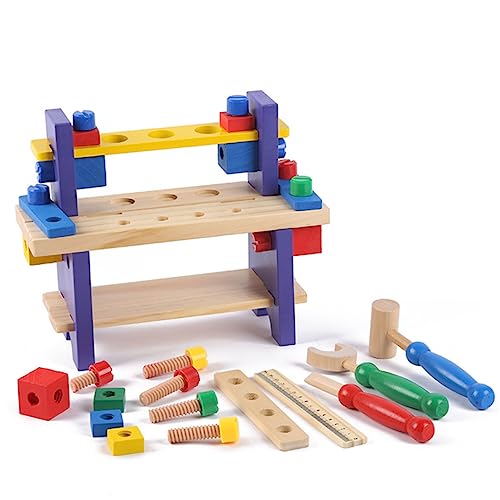 HEMOTON Holzspielzeug zusammenbauen + tiegerkostuem Kinder Montagespielzeug Educational Toys zabawki stymulujące rozwój kindercroks Kinderspielzeug aus Holz Lernspielzeug Hölzern von HEMOTON