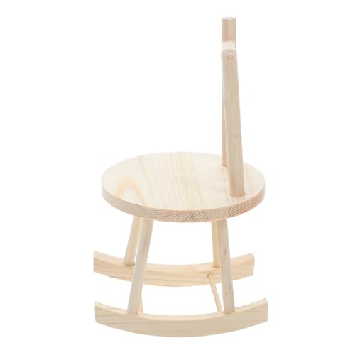 HEMOTON Holzstuhl Puppenhaus Möbel Miniatur Wohnzimmereinrichtung DIY Bastelset für Lernspielzeug Realistische Handwerkliche Gestaltung HEMOTON Holzstuhl Puppenhaus Möbel Miniatur Wohnzimmereinrichtung DIY Bastelset für Lernspielzeug Realistische Handwerkliche Gestaltung von HEMOTON